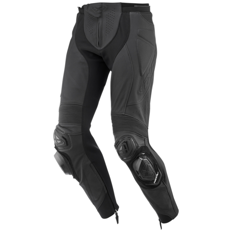 Pantalón moto de cuero IXON Vortex 3 negro-negro
