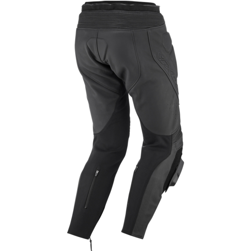 Pantalón moto de cuero IXON Vortex 3 negro-negro