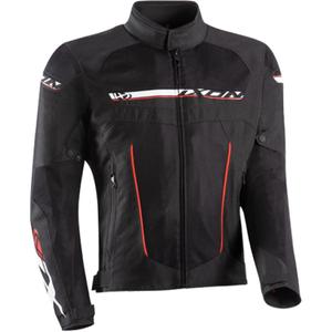 Chaqueta de moto IXON T-Rex negro-blanco-rojo