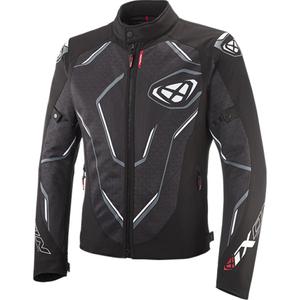 Chaqueta de moto IXON Demoniak negro-blanco