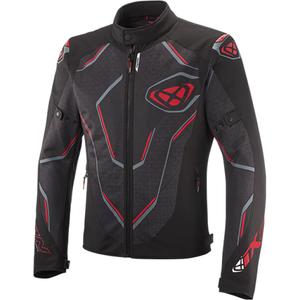Chaqueta de moto IXON Demoniak negro-rojo