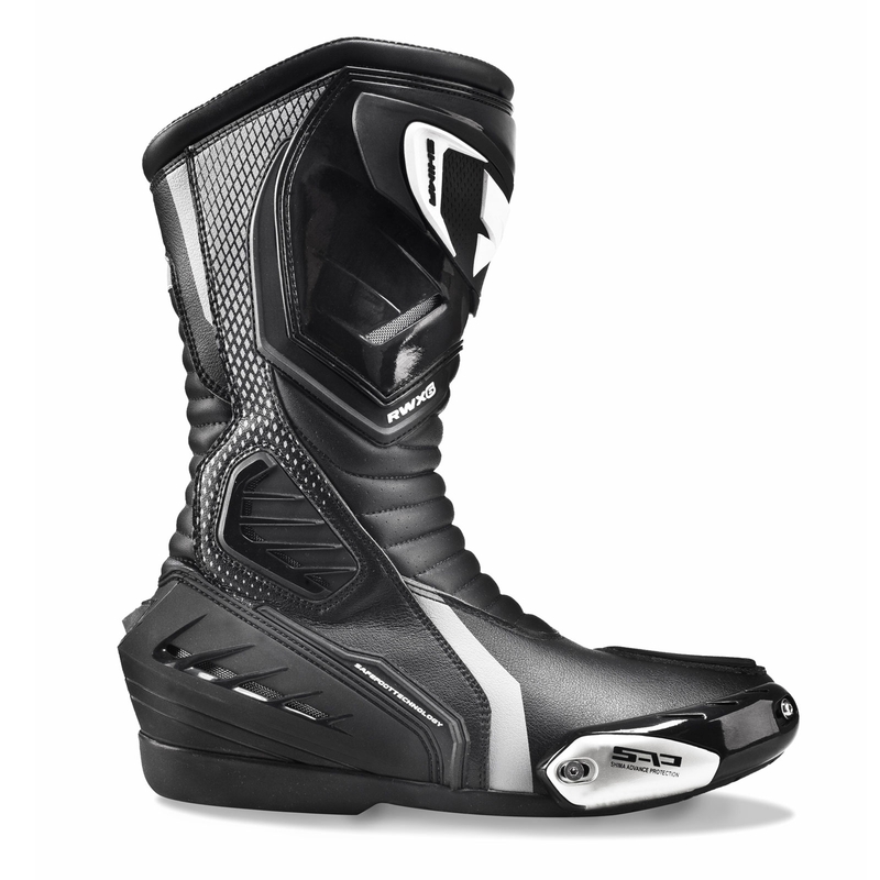 Botas de moto para mujer Shima RWX-6 negras