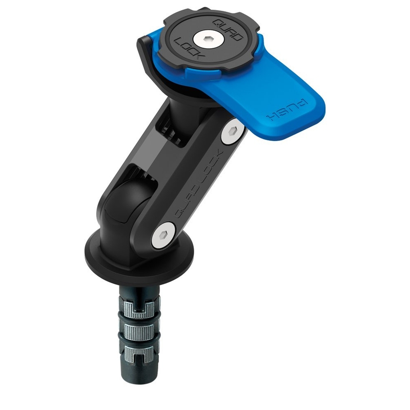 Soporte para teléfono con soporte para vástago de horquilla de motocicleta Quad Lock®