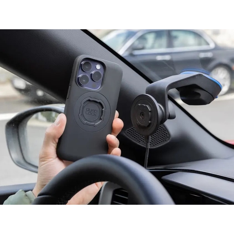 Soporte para teléfono con ventosa para montaje en parabrisas/tablero de automóvil Quad Lock®