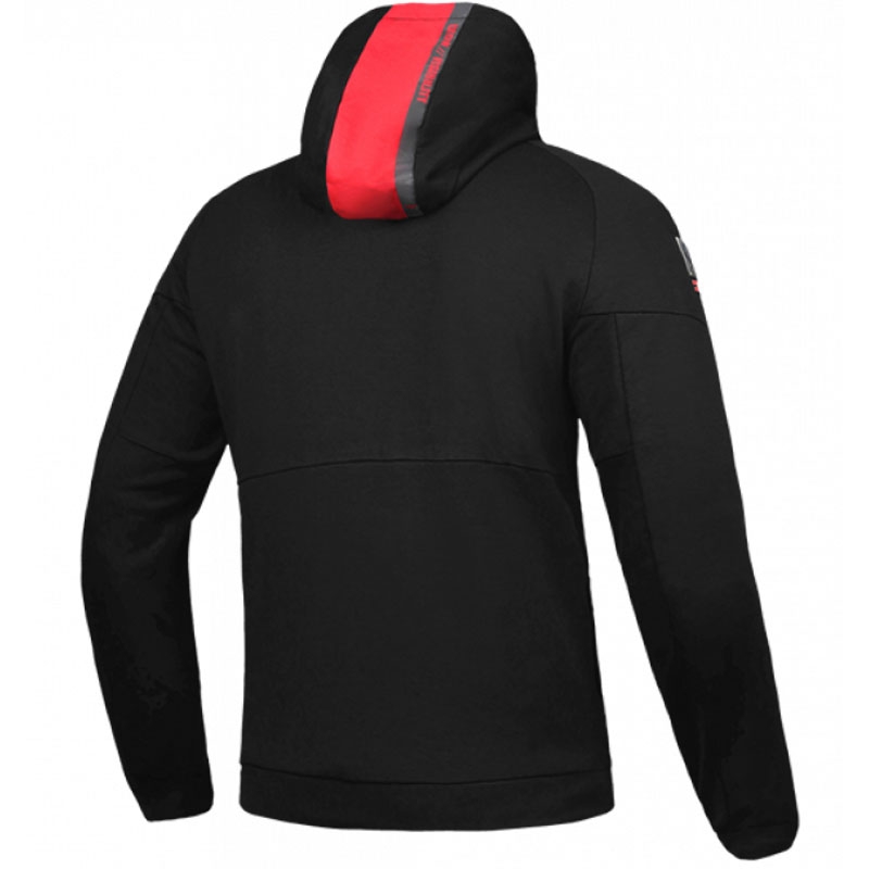 Chaqueta de moto IXON Touchdown negro-rojo
