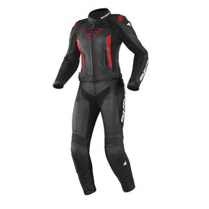 Mono de moto Shima Miura para mujer Negro y Rojo liquidación