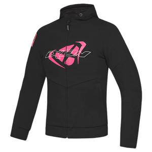 Chaqueta de moto mujer IXON Touchdown negro-rosa