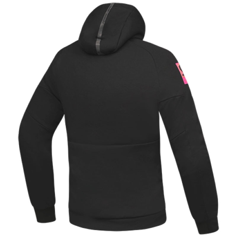 Chaqueta de moto mujer IXON Touchdown negro-rosa