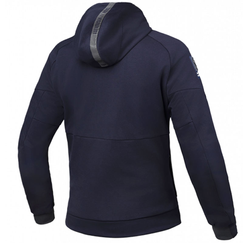Chaqueta de moto mujer IXON Touchdown azul-plata