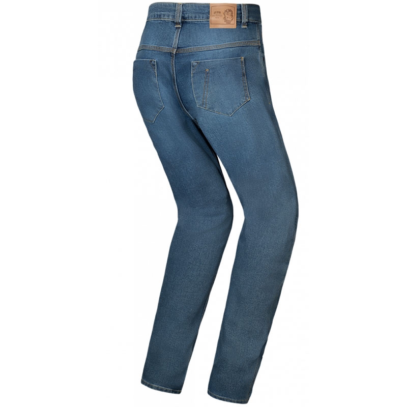 Vaqueros moto mujer IXON Dany azul lavado