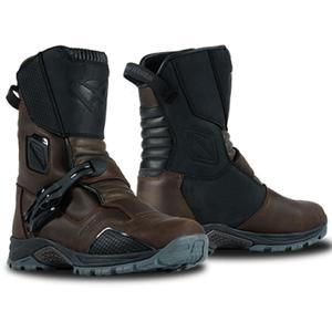 Botas de moto IXON Klay WP marrón-negro