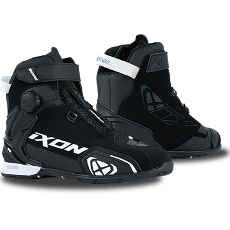 Botas de moto IXON Bull 2 WP negro-blanco