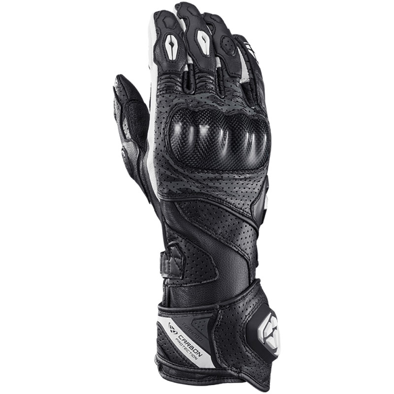 Guantes de moto IXON Tornado Air negro-blanco