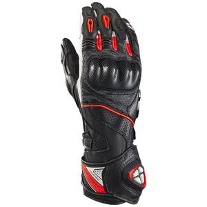 Guantes de moto IXON Tornado Air negro-blanco-rojo
