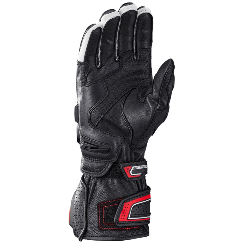 Guantes de moto IXON Tornado Air negro-blanco-rojo