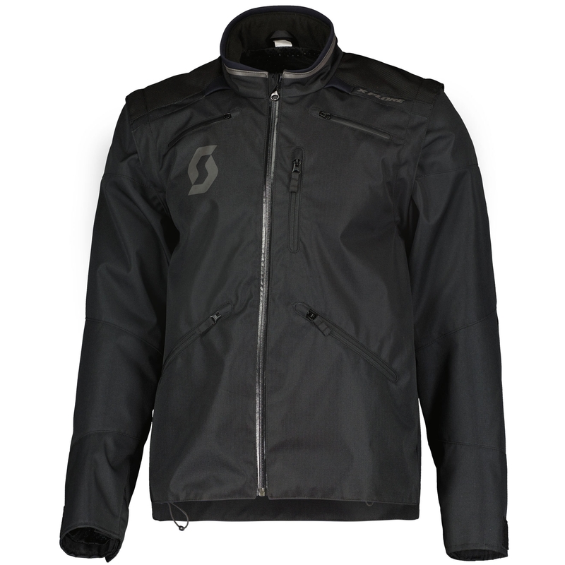 Chaqueta de moto Scott X-PLORE negro-gris