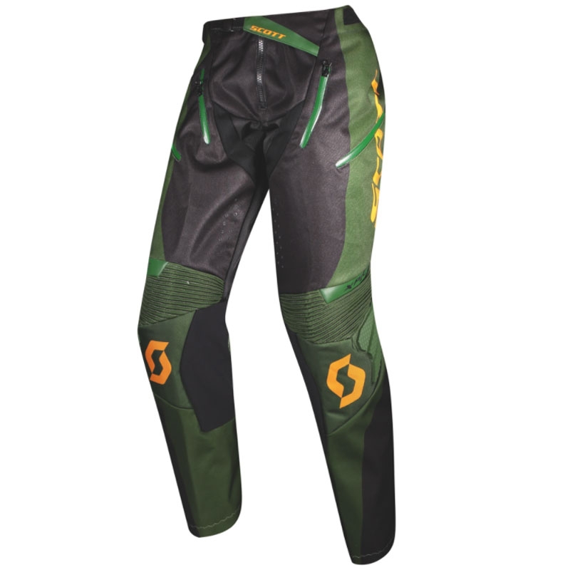 Pantalón motocross SCOTT X-PLORE negro-verde