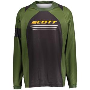 Camiseta motocross SCOTT 350 X-PLORE negro-verde