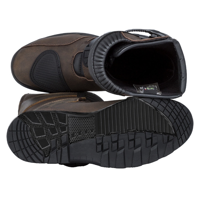 Botas de moto Kore Adventure Long 3.0 marrones