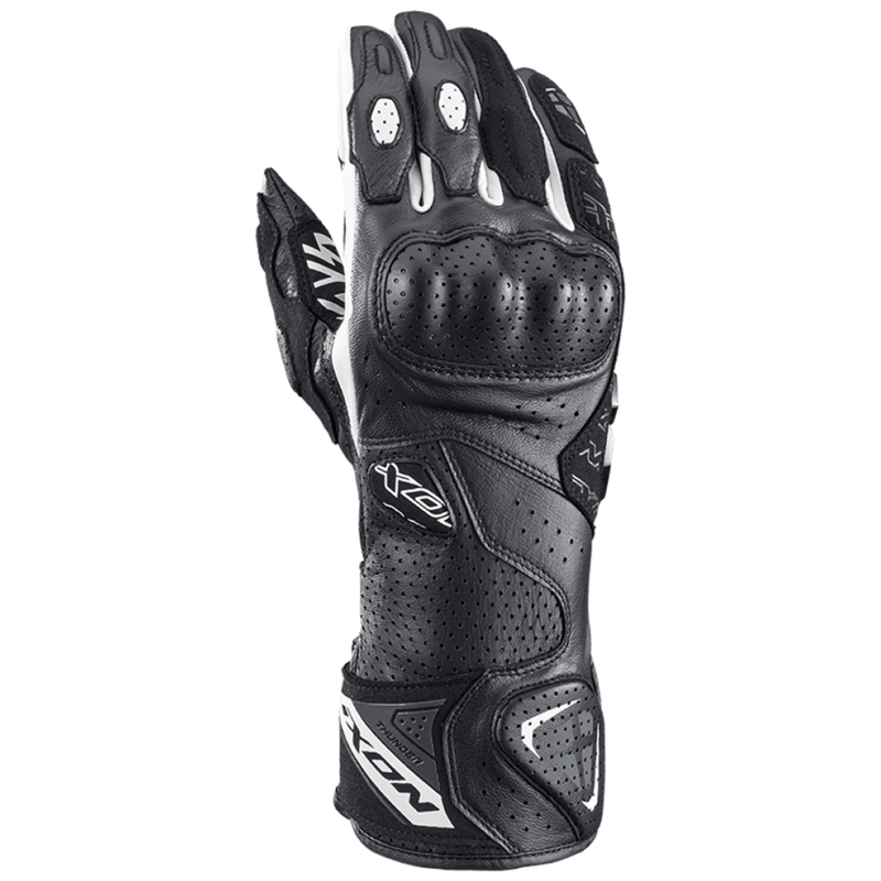 Guantes de moto IXON Thunder Air negro-blanco