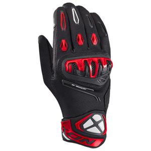 Guantes de moto IXON Mirage Air negro-blanco-rojo