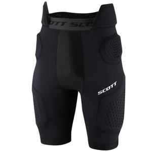 Pantalones cortos de motocross SCOTT Softcon Air Short Protector, color negro