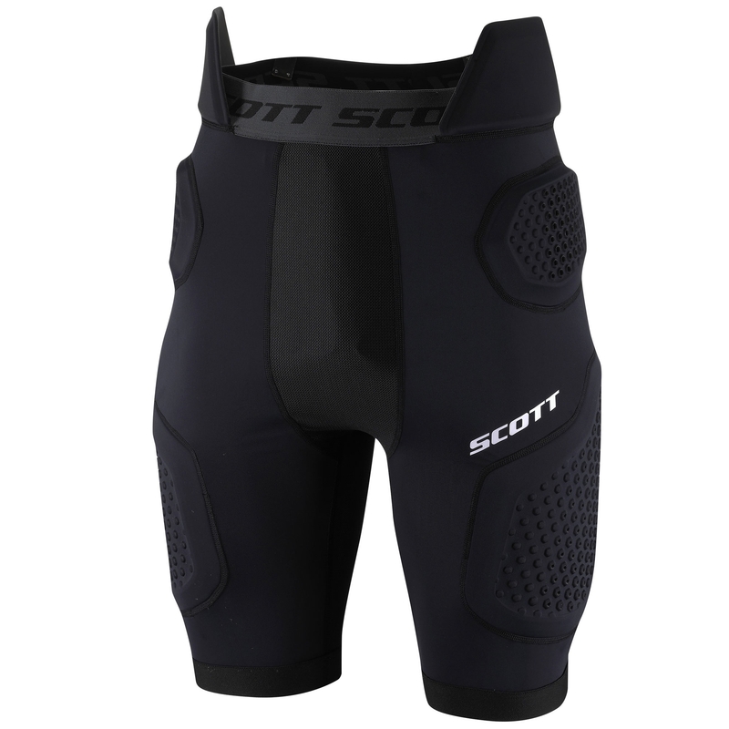 Pantalones cortos de motocross SCOTT Softcon Air Short Protector, color negro
