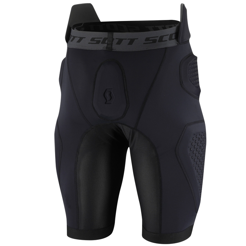 Pantalones cortos de motocross SCOTT Softcon Air Short Protector, color negro
