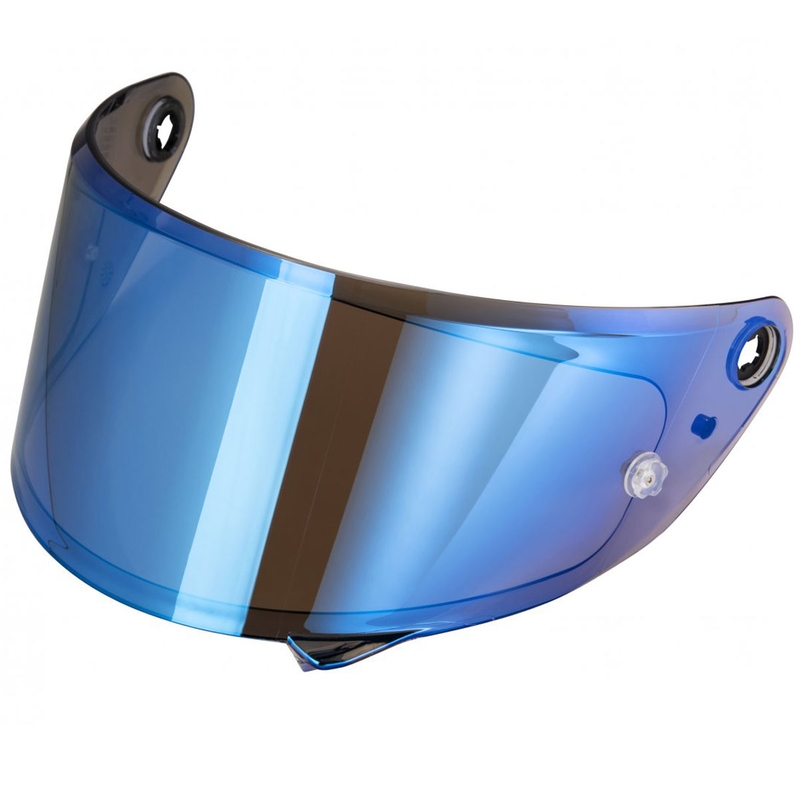 Visera HJ-45A/B para cascos F100, azul espejo
