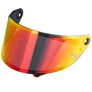 Visera HJ-45A/B para cascos F100 espejo rojo