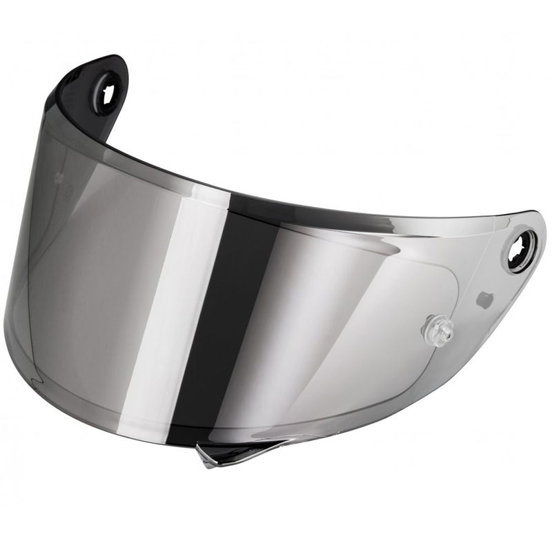 Visera HJ-45A/B para cascos F100, color plata espejo