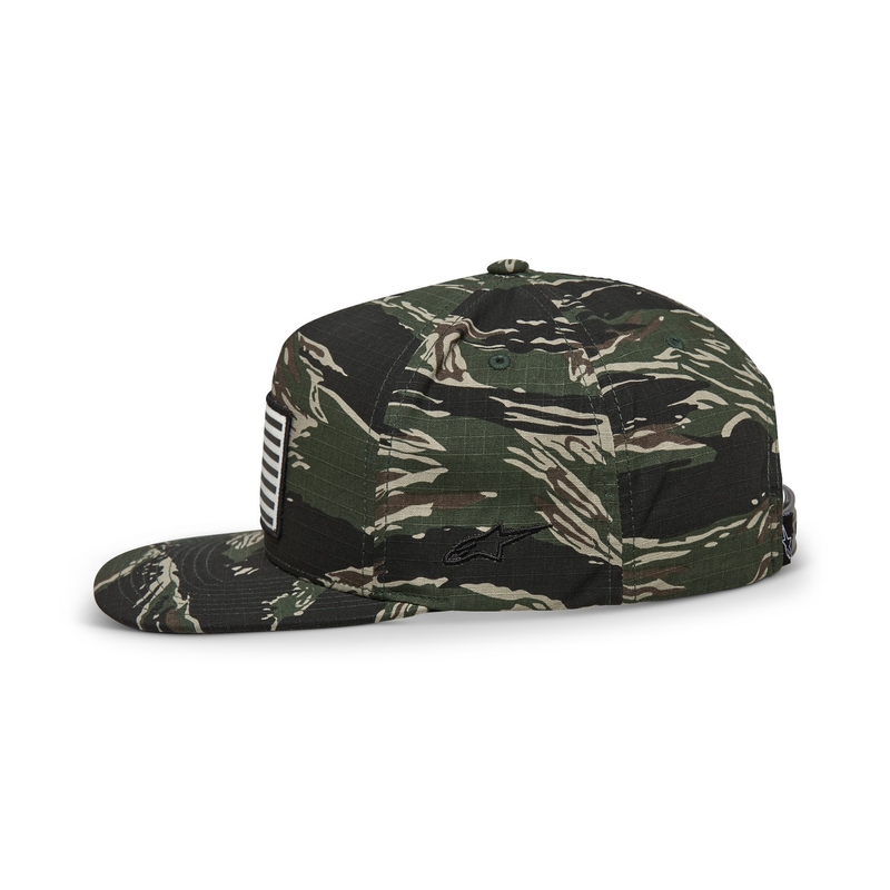 Gorra Alpinestars Extol Snapback verde camuflaje