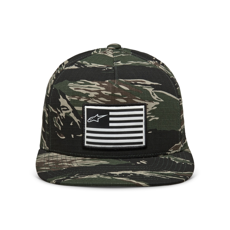 Gorra Alpinestars Extol Snapback verde camuflaje