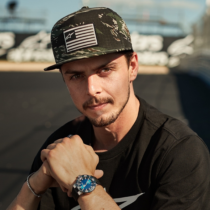 Gorra Alpinestars Extol Snapback verde camuflaje