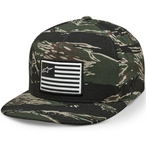 Gorra Alpinestars Extol Snapback verde camuflaje