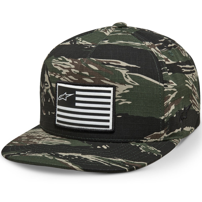 Gorra Alpinestars Extol Snapback verde camuflaje