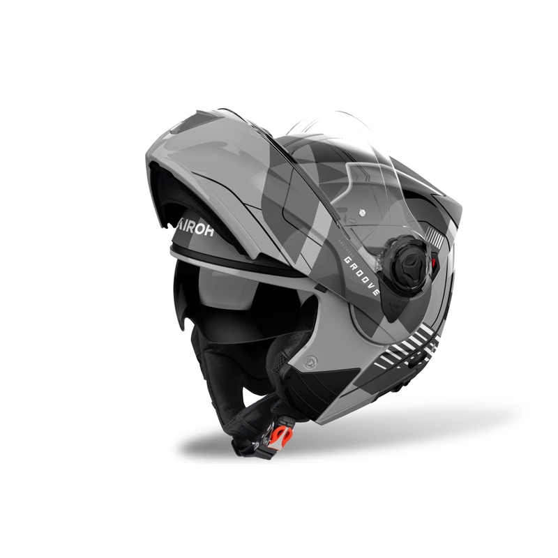 Casco modular Airoh Specktre Groove gris brillante