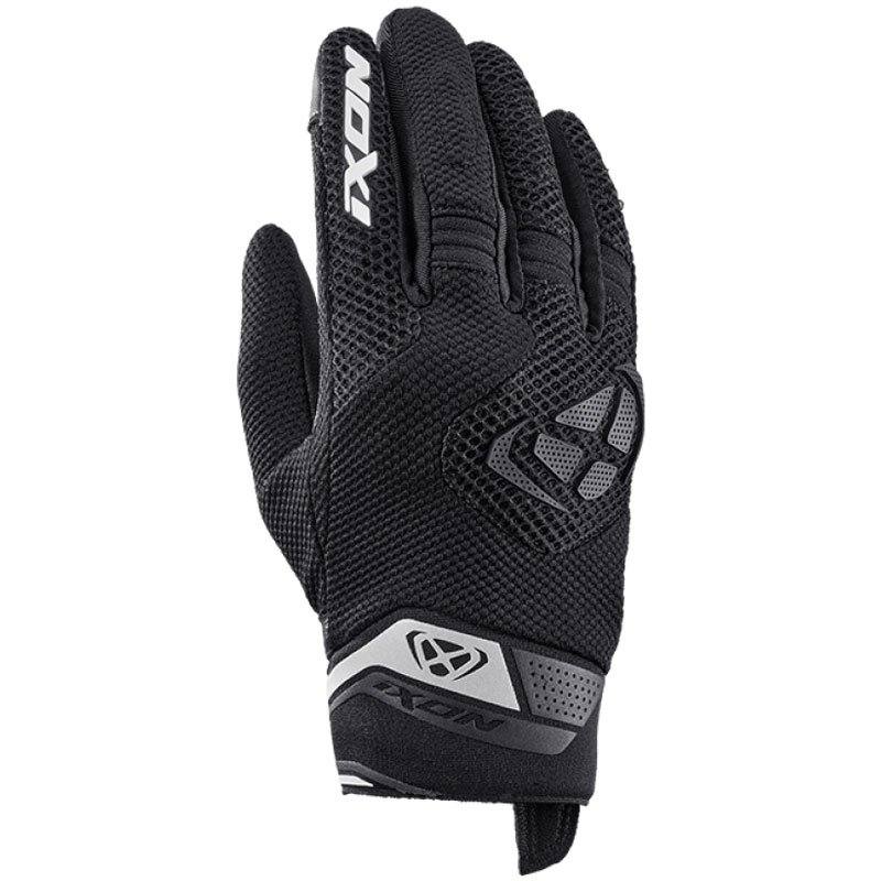 Guantes de moto IXON Mig 2 Airflow negro-blanco