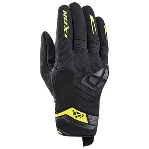 Guantes de moto IXON Mig 2 negro-amarillo fluo