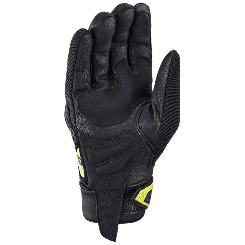 Guantes de moto IXON Mig 2 negro-amarillo fluo