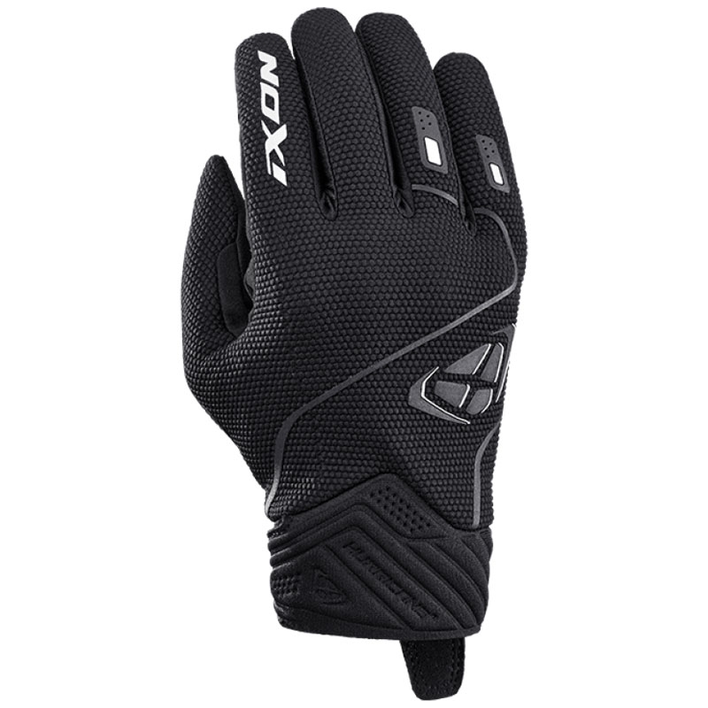 Guantes de moto IXON Hurricane 2 negro-blanco