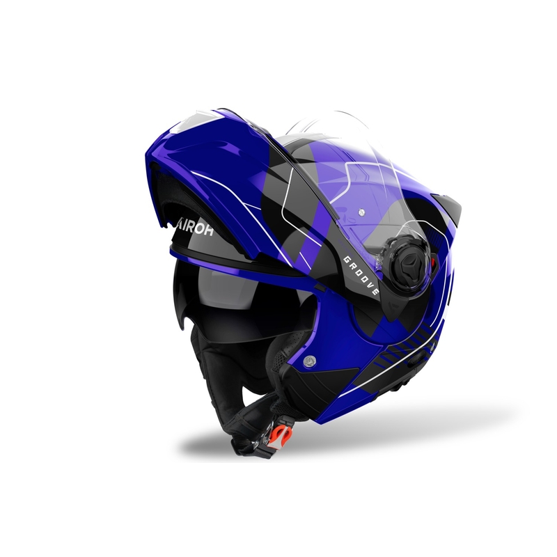 Casco abatible Airoh Specktre Groove azul brillante
