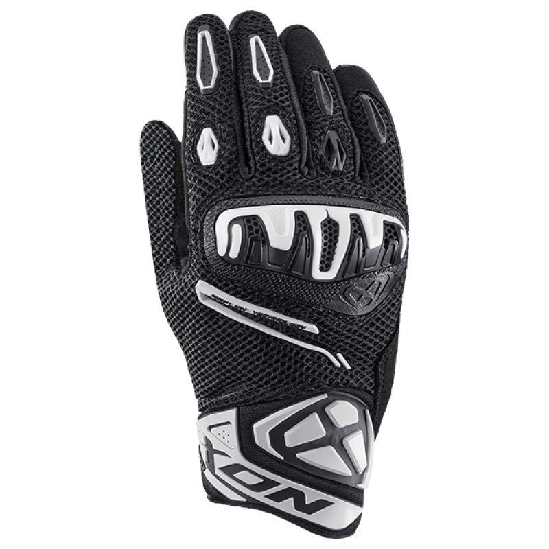 Guantes de moto para mujer IXON Mirage Airflow negro-blanco