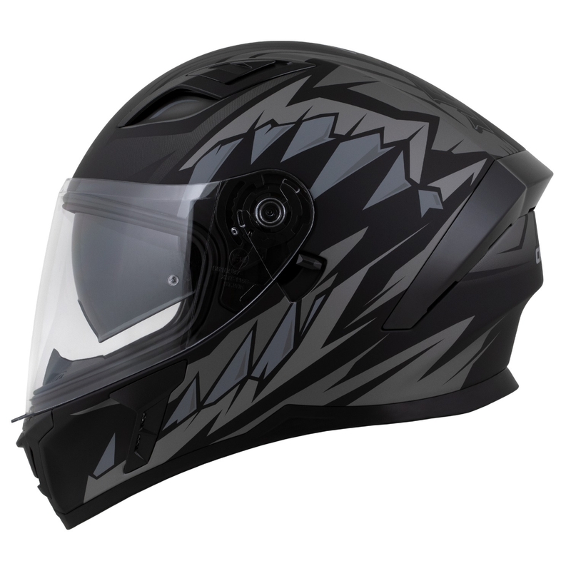 Casco integral Cassida Orbit Strix negro mate-gris