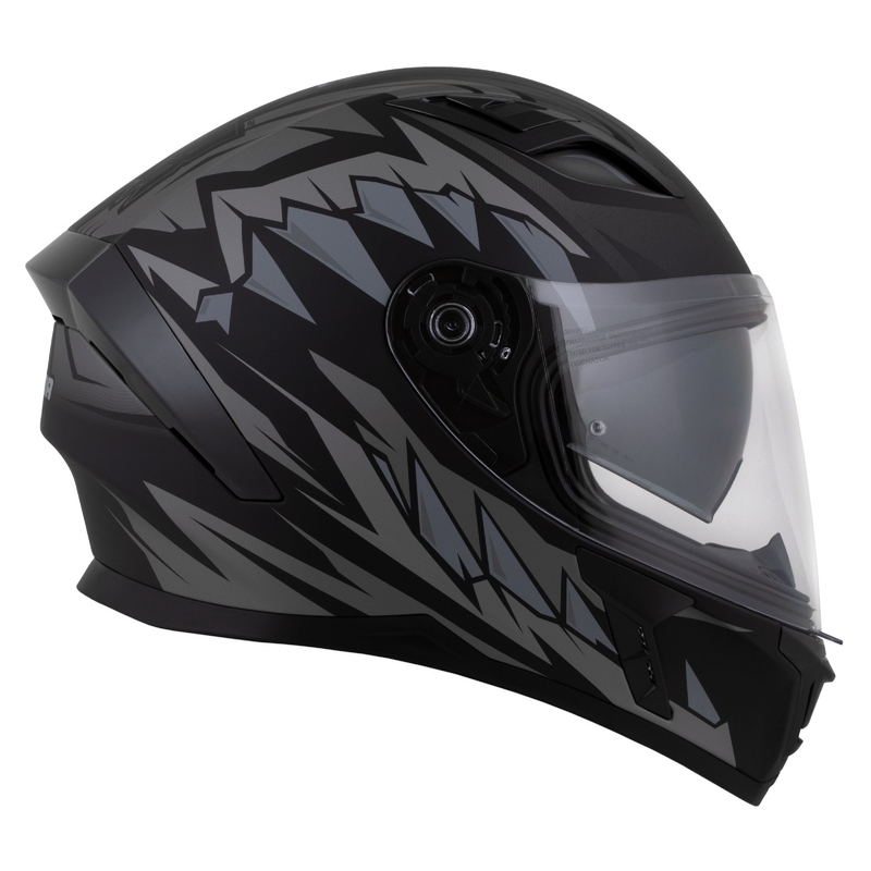 Casco integral Cassida Orbit Strix negro mate-gris