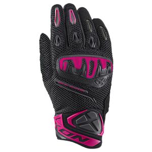 Guantes de moto para mujer IXON Mirage Airflow negro-rosa