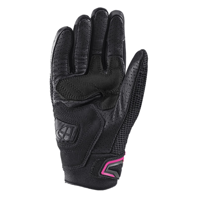 Guantes de moto para mujer IXON Mirage Airflow negro-rosa