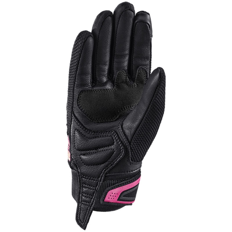 Guantes de moto para mujer IXON Mig 2 Airflow negro-rosa