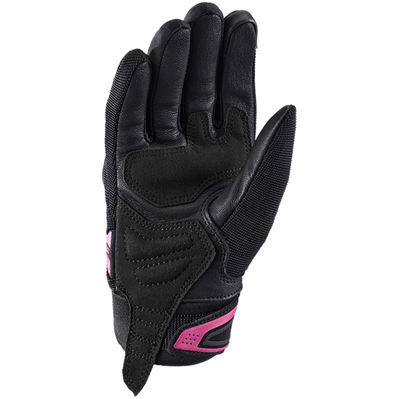 Guantes de moto mujer IXON Mig 2 negro-rosa