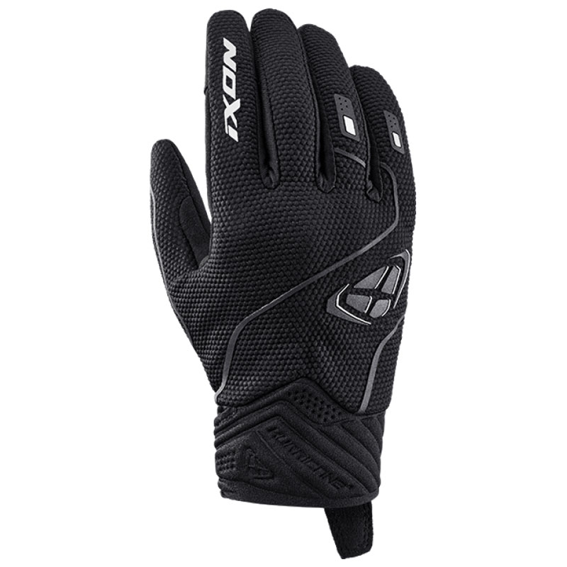 Guantes de moto para mujer IXON Hurricane 2 negro-blanco